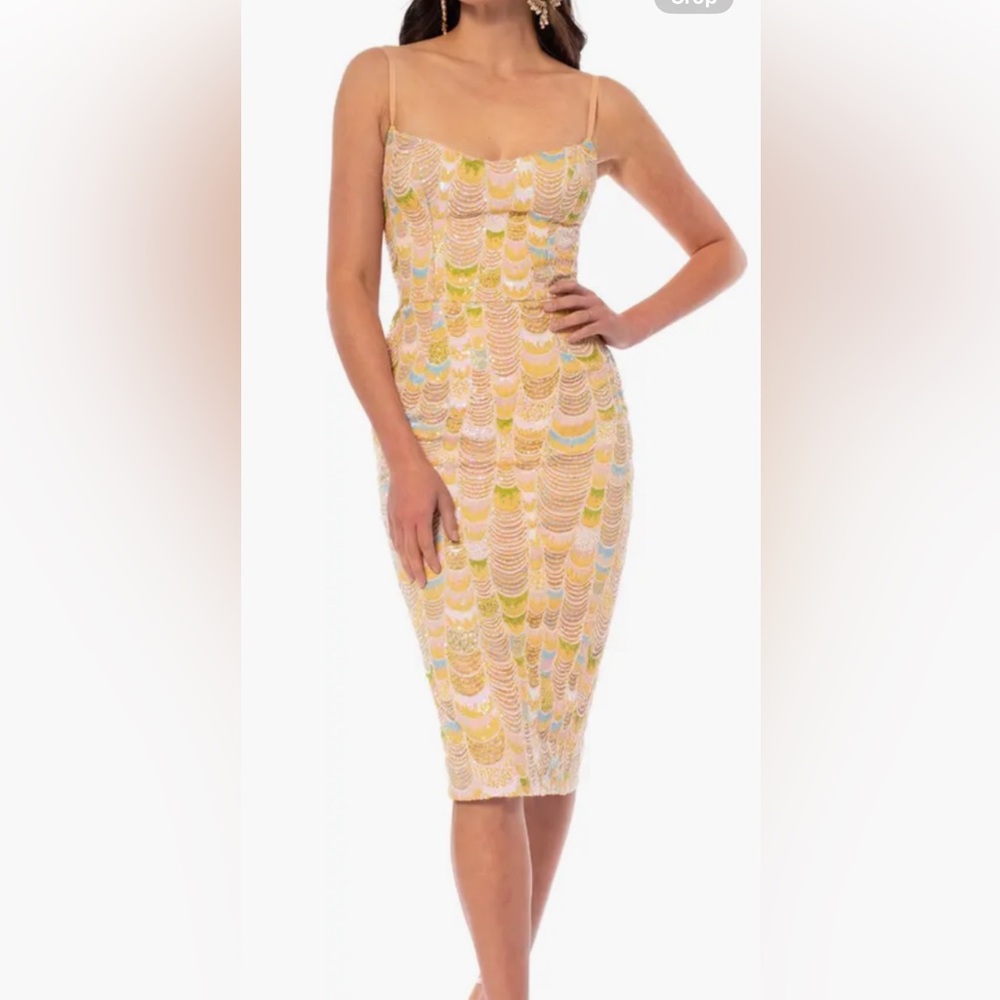 Helsi “Hayden” midi sequin dress